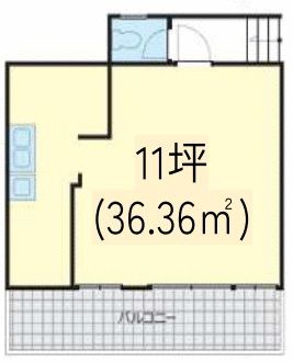 【港区・六本木駅徒歩1分】都営大江戸線　飲食店可！角部屋・最上階・1フロア1テナント★居抜き物件　24時間利用可◎11坪